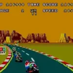 Hang-On Jr. [Graphics issues on the Game Over screen]