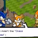 Kirby in Sonic battle!