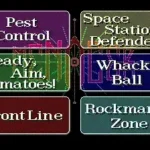 Menacer 6-Game Cartridge (USA, Europe)