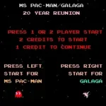 Ms. Pac-Man/Galaga - 20th Anniversary Class of 1981 Reunion (V1.08)