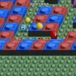 Pac-Mania arcade style tiles/sprites/colors