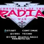Radia Senki - Reimei Hen (Japan) [En by Dreamless+Jair+CX v1.0] (~Chronicle of the Radia War)