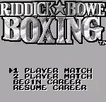 Riddick Bowe Boxing (Europe)