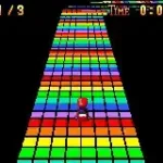 SNES Rainbow Road in Mario Kart XXL